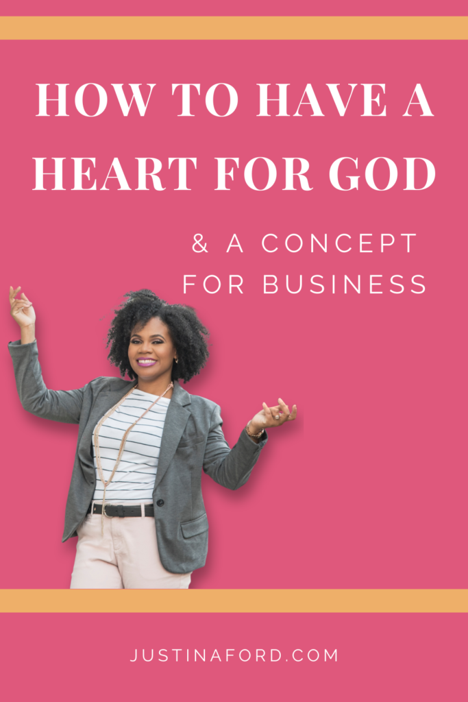 How to have a heart for God and a concept for business.