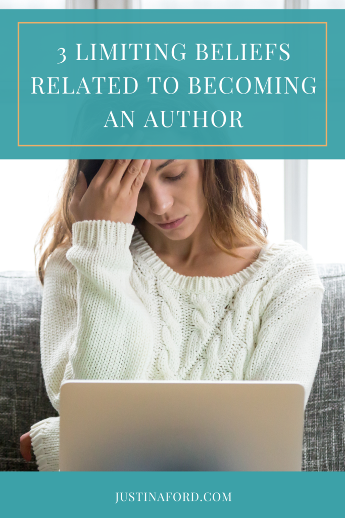 Limiting beliefs related to becoming an author.