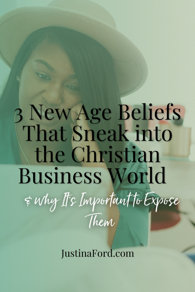 new age beliefs that sneak into the Christian business world